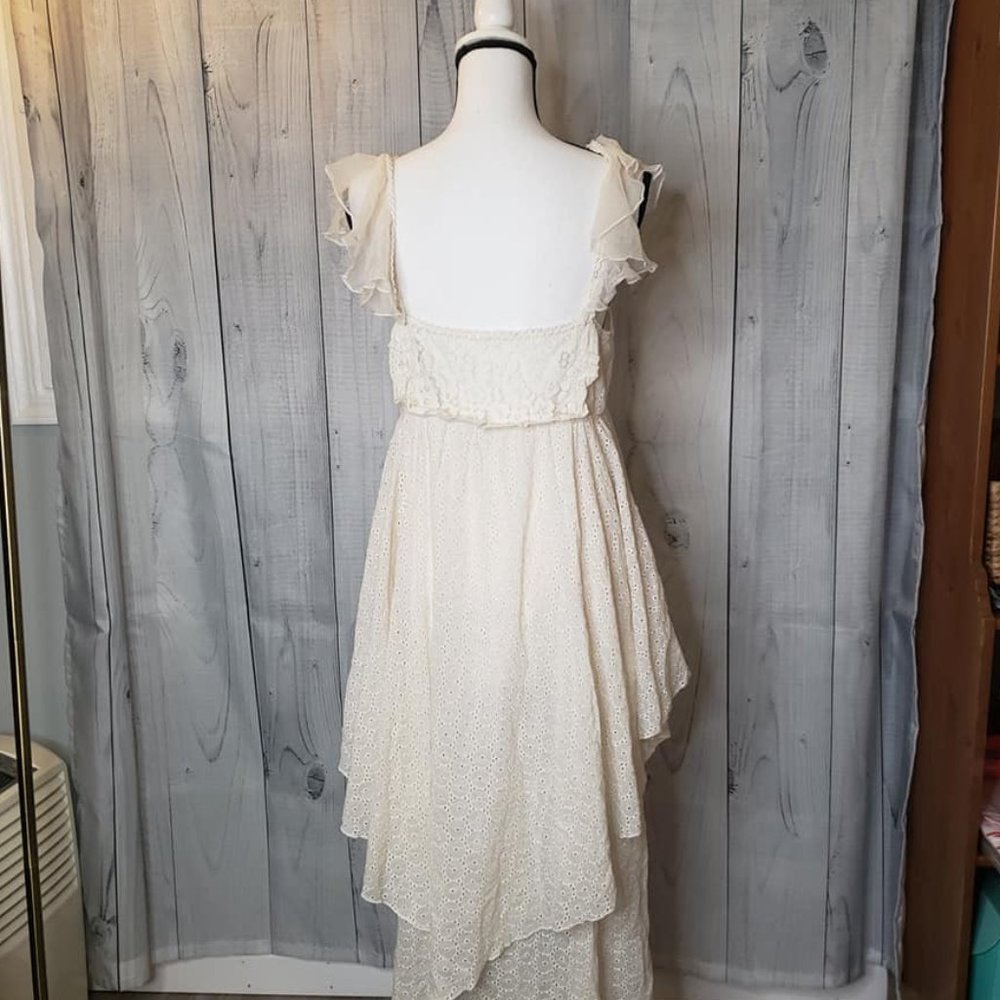 Free People Candelight Hi-Lo Dress Boho Wedding - Picture 3 of 12
